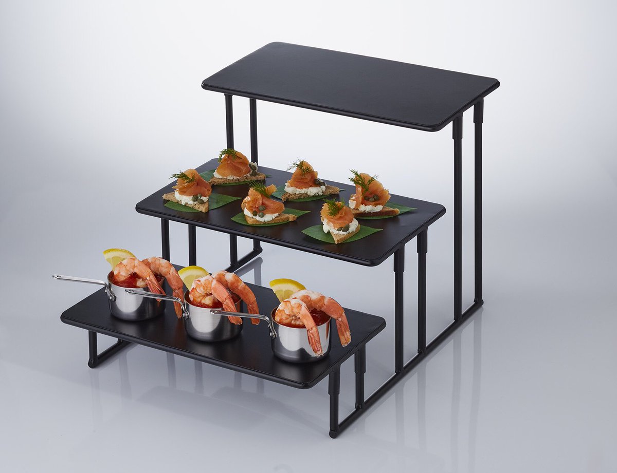 AmerMetalcraft's tweet image. Rise to the Occasion with these NEW Risers and Stands by American Metalcraft!  See them all at the @NatlRestShow!  #Booth6924 #NRAShow2018