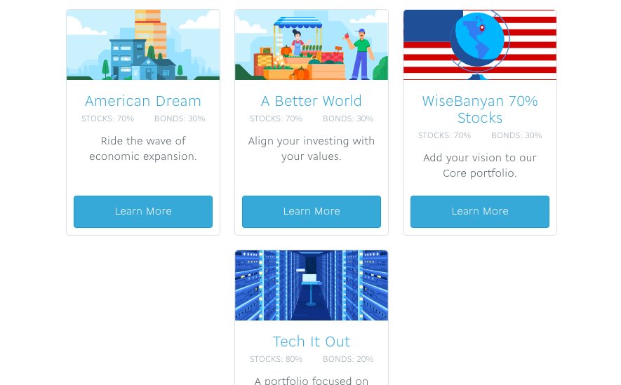 I love the sleek new portfolio options from <a href="/WiseBanyan/">WiseBanyan</a>. You can choose your portfolio based on your lifestyle, including differentiators like companies with a high representation of #women leaders... and #marijuanna  wisebanyan.com/r/RQFABzTkg