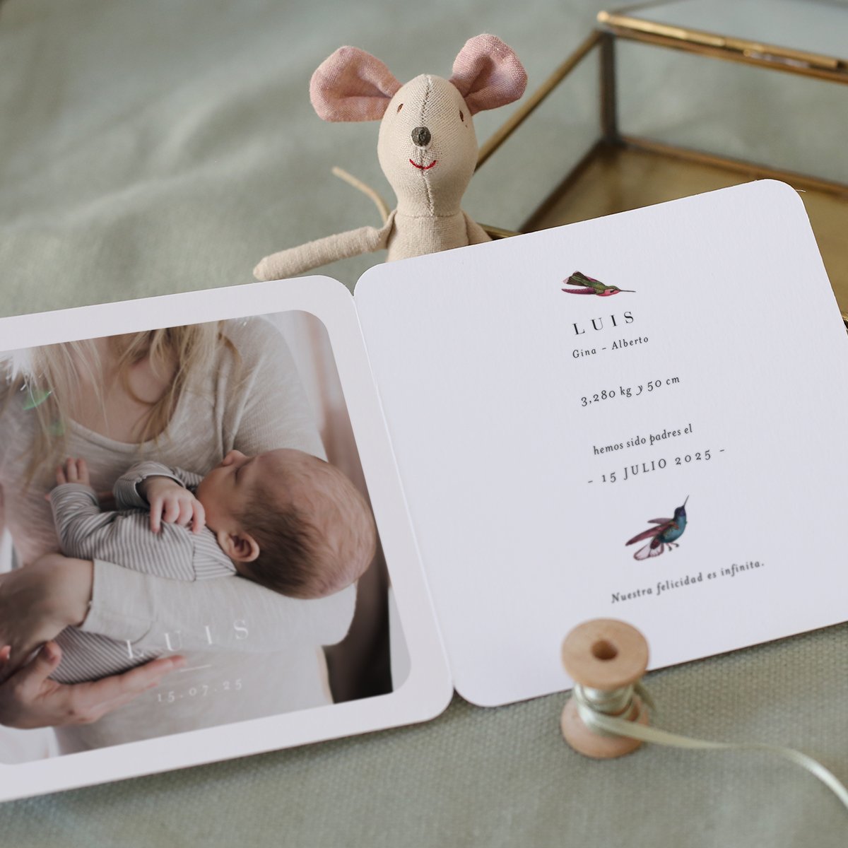 cottonbirdes's tweet photo. • NUESTROS NATALICIOS •
 ... y por fin llego el tan esperado momento  de comunicar a familiares y amigos que todo ha ido bien y que Luís ya  está con nosotros ♡
 https://t.co/tt5Nst1CWy   B06-196 en Novedades https://t.co/FIF2t5IwmE