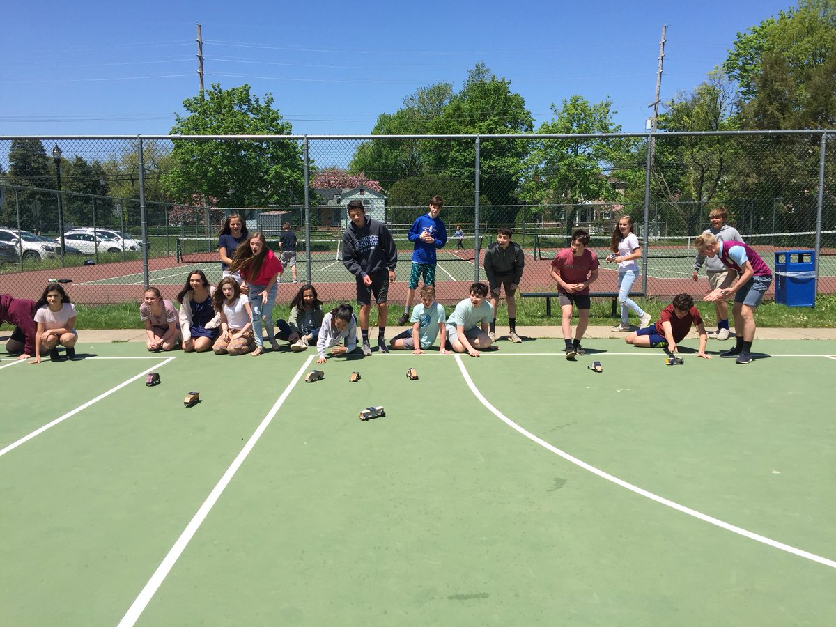 msjessicaphan's tweet photo. and the winner is...team olivia + nisha! beautiful day for a solar race! #warriors #stem8 #solarcars https://t.co/j2tZhWohPe