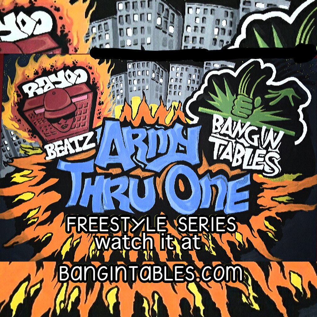 BANGINTABLES's tweet image. CHECKOUT BANGINTABLES PRESENTS : @RAYDOBEATZ Armu Thru One series Various artist , production by Raydobeatz #ATO  @maserati_money @IamDezit @dhittman85 @seanconn00  bangintables.com/ato-series                  ...... #NEWMUSIC #FREESTYLES #ARMYTHRUONE #HIPHOP #NEWYORKCITY