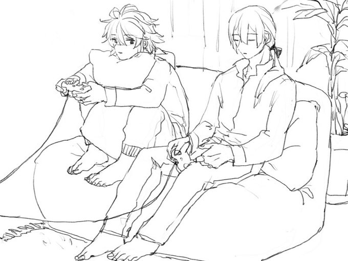 なんだろ 現パロかな… 