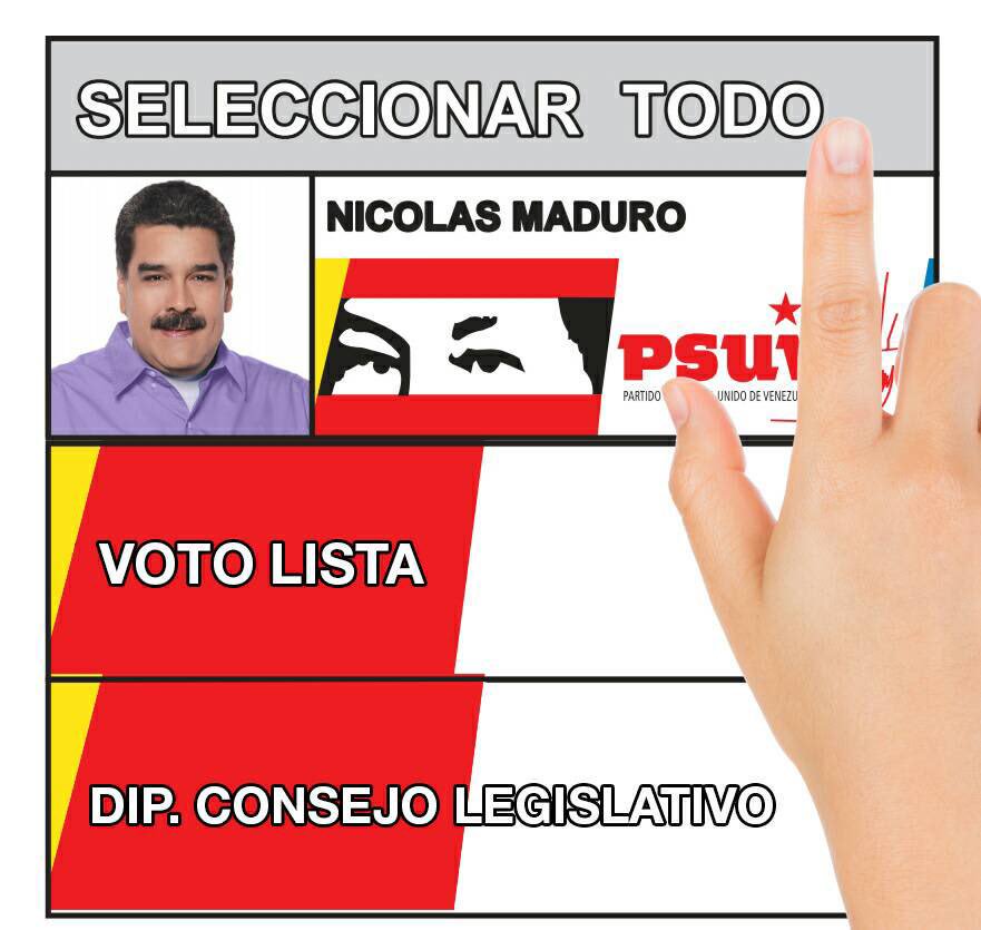 El Movimiento Nacional De Recreadores Aragua, Te invita a ejercer tu derecho al voto!!!  Por una Venezuela Productiva!! Reafirmemos que #YoSoyPsuv En Los Ojitos de Chávez pulsa Seleccionar Todo!  👆👆@PartidoPsuv @dcabellor @taniapsuv @NicolasMaduro