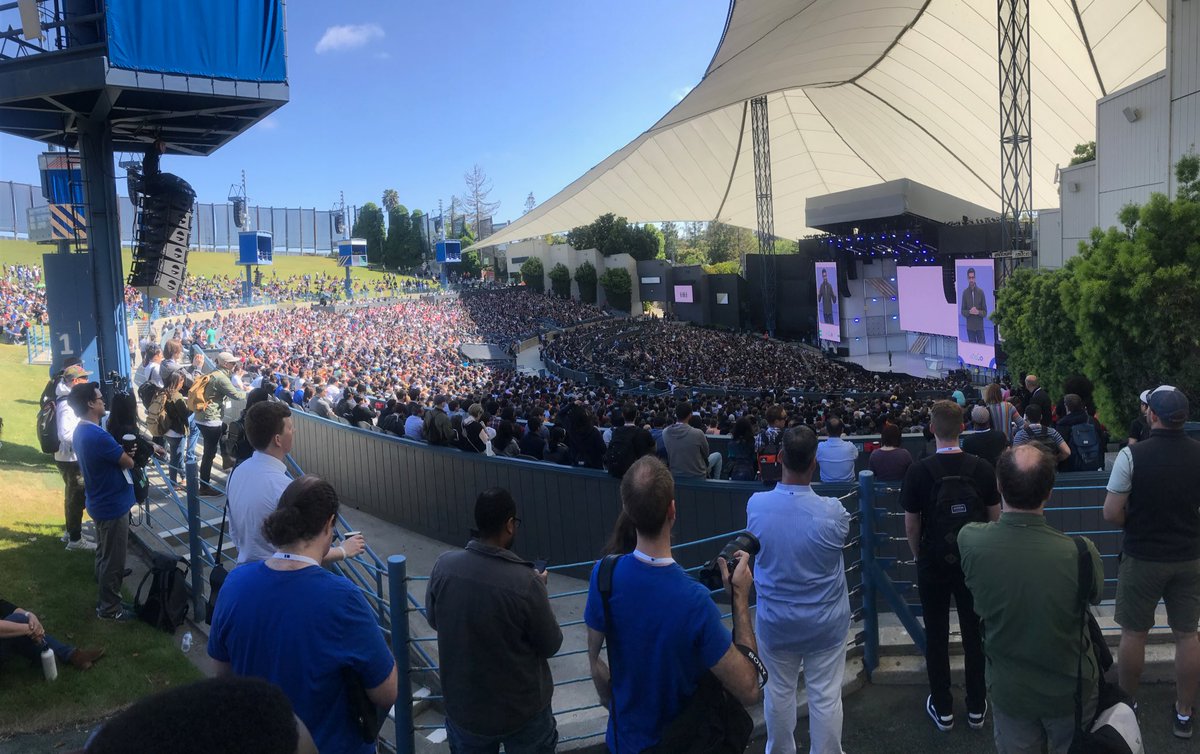 tylernappy's tweet photo. Keynote for Google I/O! #io18 https://t.co/LxiPjs6VVR