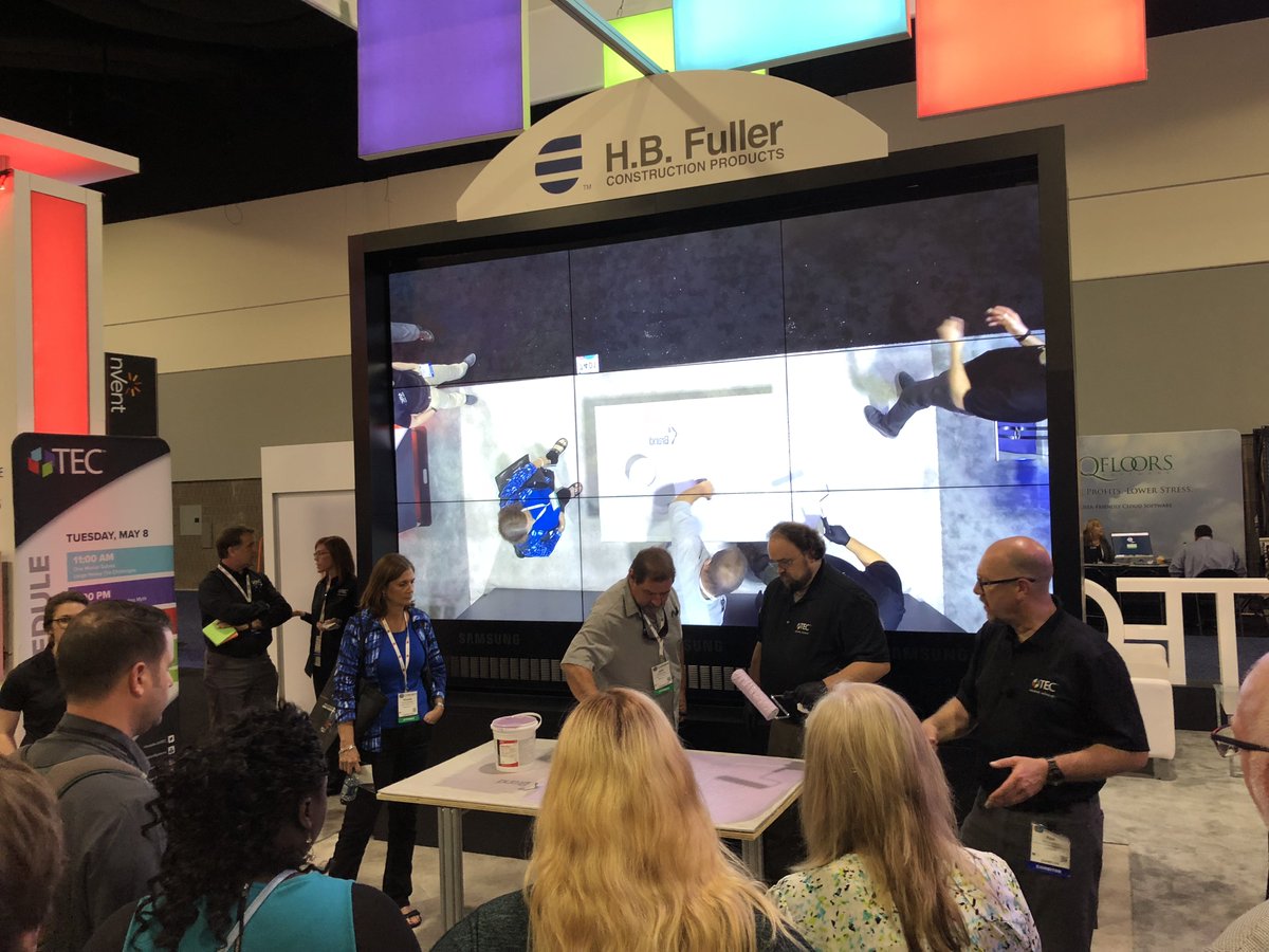 InstallwithTEC's tweet photo. Live demos @Coverings TEC® Booth #7401 happening at 3:00 and 4:30 p.m. Attend the demo and enter to win $50 promo card from Best Buy! Full demo schedule: https://t.co/XxZhloViN1 https://t.co/MCR1p1uPeQ
