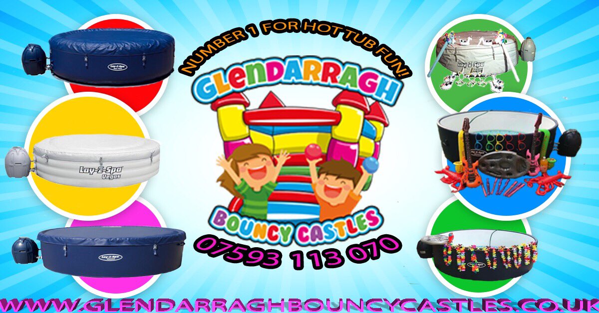 glendarraghtubs's tweet photo. #bouncycastles #HotTubs #softplay #rodeobull #inflatableslides and much more available to hire from https://t.co/0WSxHBmTF3 in #Newtownards #Bangor #Belfast #Dundonald #Holywood #Donaghadee #Ballywalter #Portaferry #Kircubbin #Comber #Carryduff and surrounding areas https://t.co/0idjq7yU9a