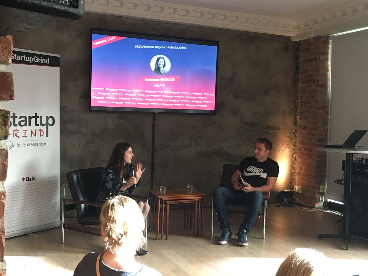 SivIsabelEide's tweet photo. - Get a diverse experience and Get out of your comfort zone. Challenge yourself, is best advise to women from Rebecca Razulis in tech Startup success @gelato_group.  #diversity #global #sgwomen #startupgrind #sgoslo https://t.co/me3Y1eMNPz