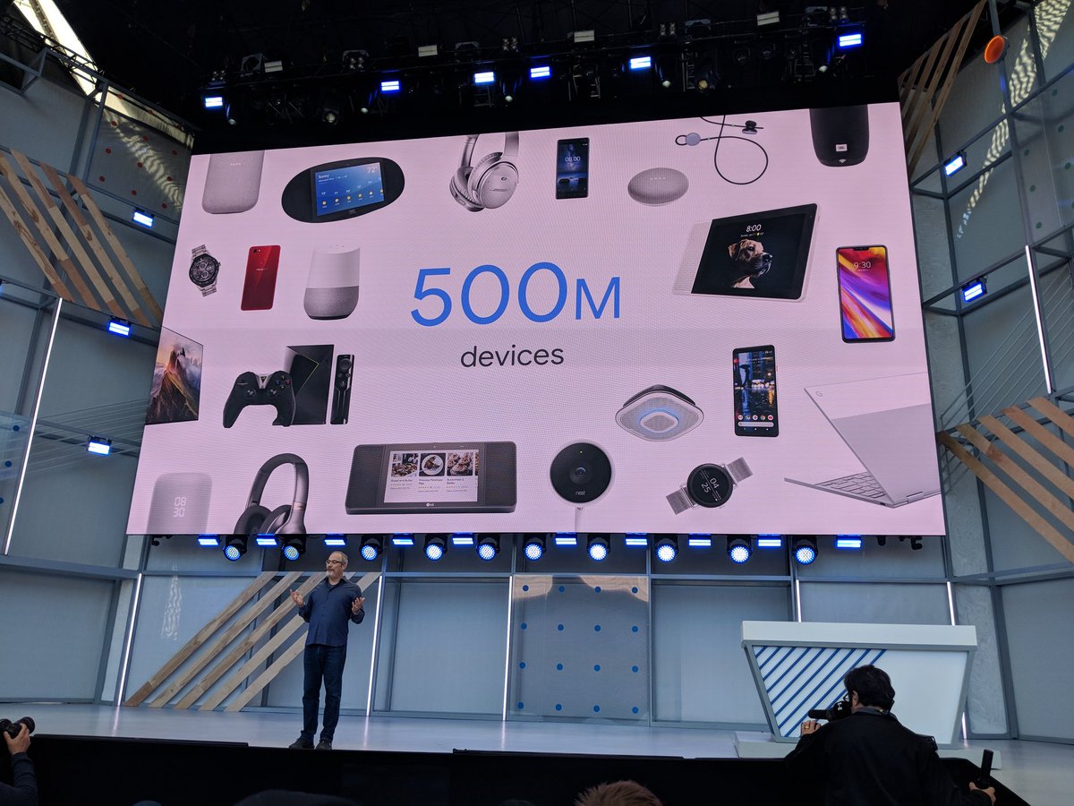 SabriDWS's tweet photo. Google Assistant works on over 500 million devices #io8 https://t.co/RIypRgj9ii