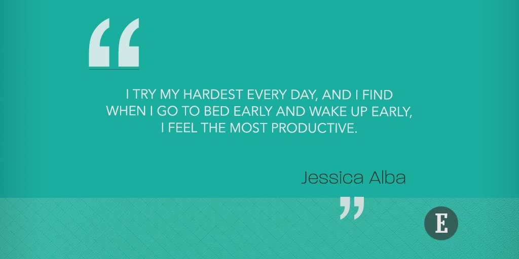 Entrepreneur's tweet photo. When do you feel the most productive? https://t.co/Jjq4OQXXw0