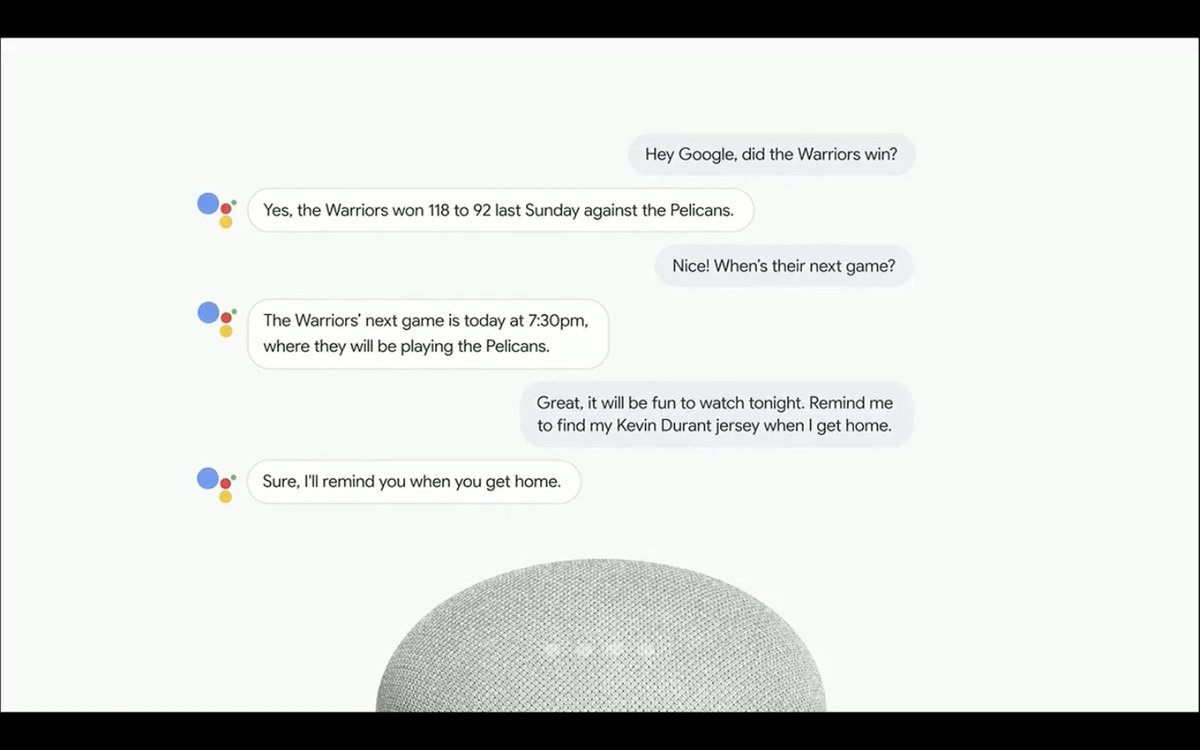 GaneschaLabs's tweet photo. Man könnte sagen, dass gerade mit #ContinuedConversation die Zukunft von #Sprachassistenten definiert wurde.
#IO18 https://t.co/JFtuT0zhDL
