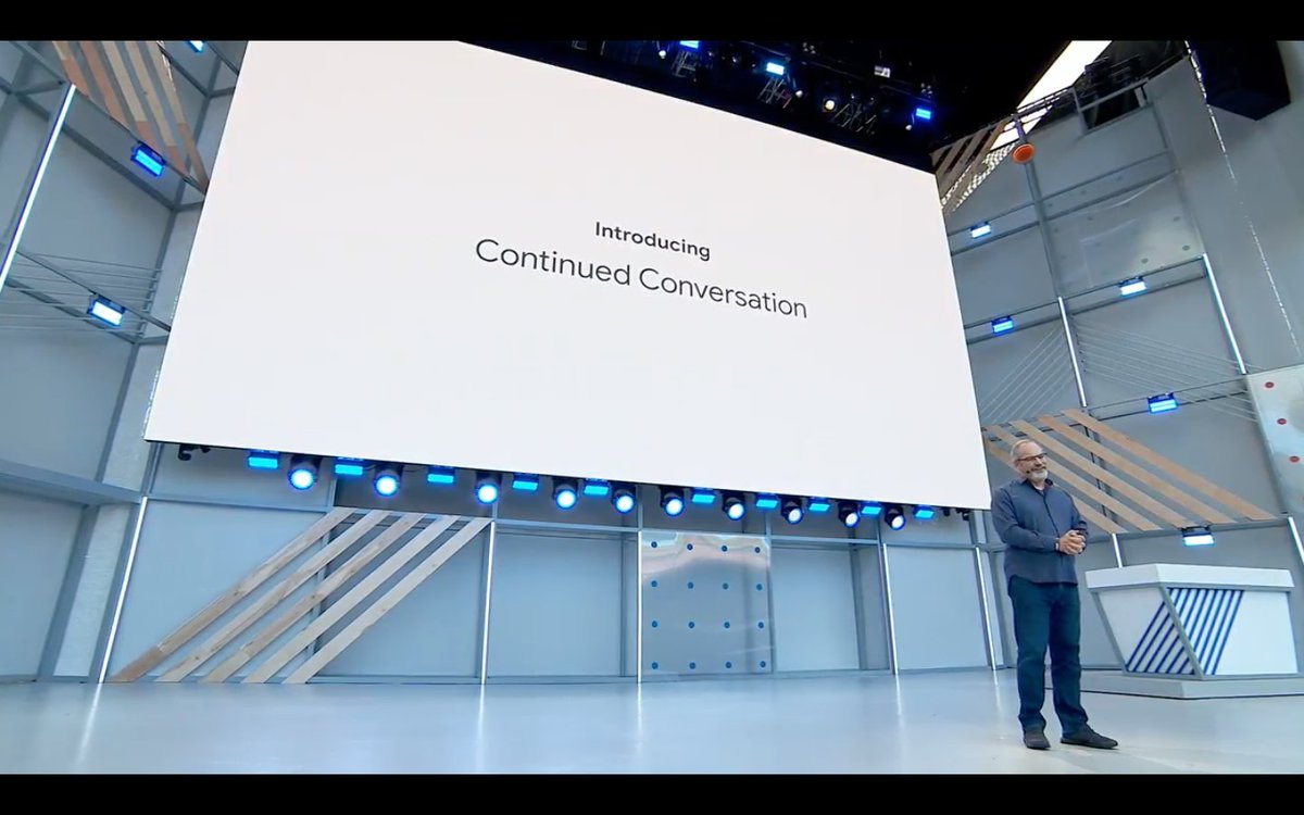 GaneschaLabs's tweet photo. Man könnte sagen, dass gerade mit #ContinuedConversation die Zukunft von #Sprachassistenten definiert wurde.
#IO18 https://t.co/JFtuT0zhDL