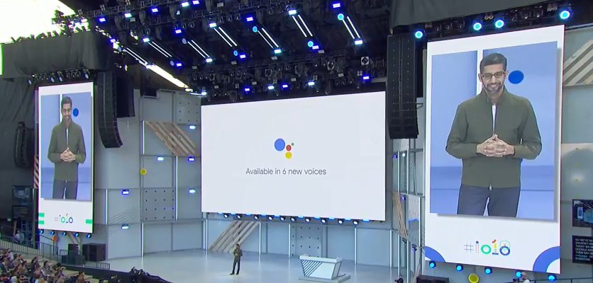 bhphoto's tweet photo. New #GoogleAssistant Changes announced at #io2018:
-6 New Voice Choices coming to Google Assistant
-No longer have to say "Hey, Google" for every interaction, just to start the convo #ContinuedConversation
-You'll be able to ask your Google Home multiple questions at once too! https://t.co/IalC3pXqDe