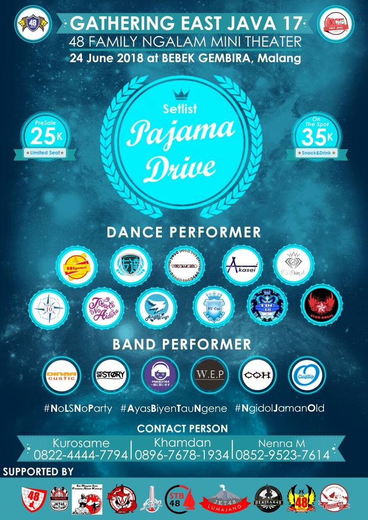 WotaTampan48's tweet photo. [17th Gathering JKT48 Fans East Java]

Wayahe malang! Takis ker!

#NgidolJamanOld #AyasBiyenTauNgene #NoLsNoParty https://t.co/k9d0S6Uyc0