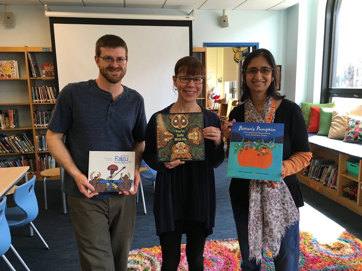LatinLibrarians's tweet photo. Thank you to author and storyteller Chitra Soundar @CSoundar who shared stories and helped us compose our own together! All the best to you! https://t.co/cLQoOo6NRJ