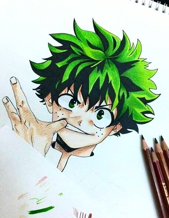 Anime Color Pencil Drawing