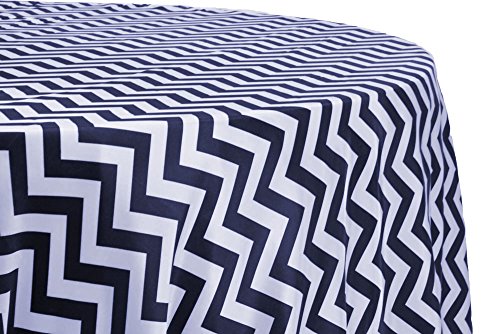 alltablecloths's tweet photo. (Tablecloth Chevron Round 36 Inch Navy Blue By Broward Linens) All Tablecloths - https://t.co/USkwYrUBtP https://t.co/B9dhaOmIC8