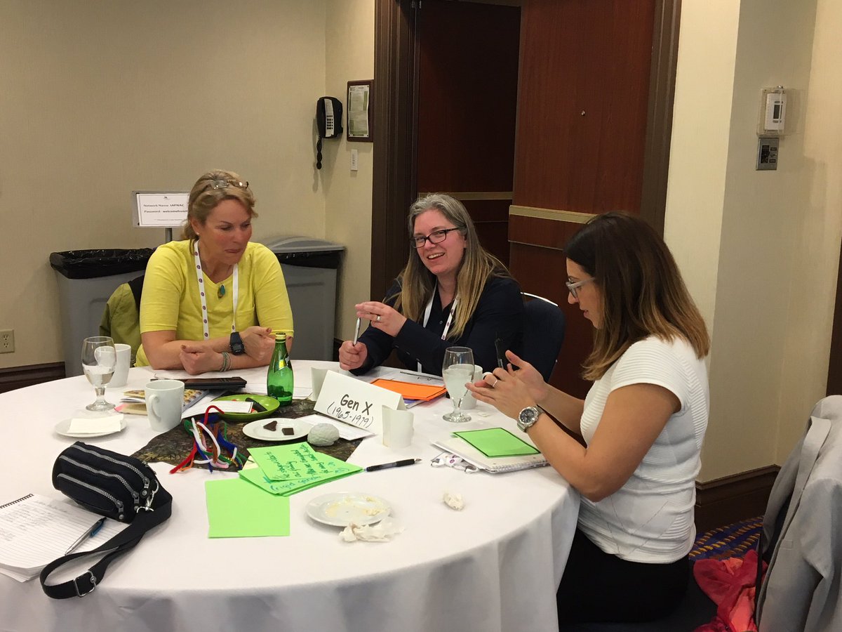 BarbaraJMacKay's tweet photo. Fantastic workshop in Ottawa @rangineh and I led on building understanding of the historic moment we have now with potentially five generations in the workplace! #iafnac2018 https://t.co/q0qd71rjpu