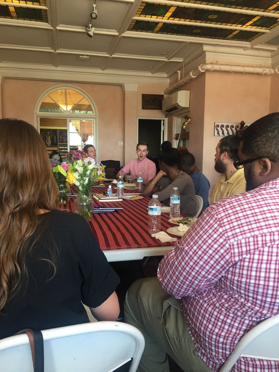 What is #artisticapartheid? Gil moved to Chicago from Portland. He taught music on the south side and it was his first time as the only white person on a train. #onthetable2018 #jazzinstituteofchicago