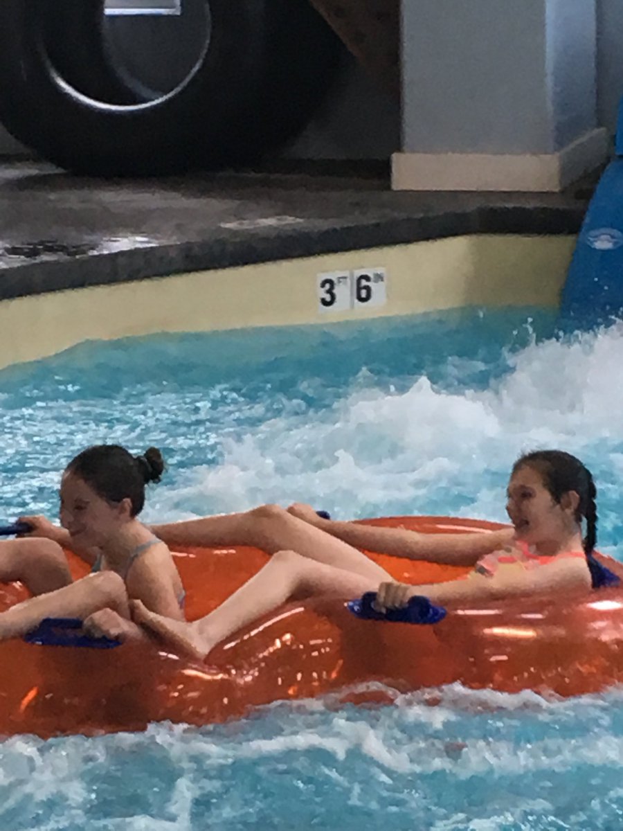 MrsZemp5th's tweet photo. Rebekah and Keely fresh off the water slide at Parrot Cove. https://t.co/Z19ivS4Vy5