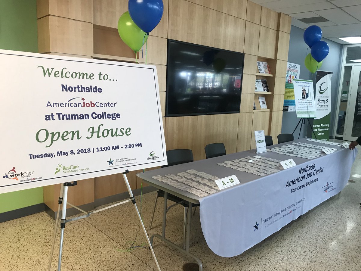 EquusWFS's tweet photo. Today, we joined our @ChiCookWORKS partners in celebrating the opening of the new Northside American Job Center at @TrumanCollege https://t.co/E6HoUhA1Rq