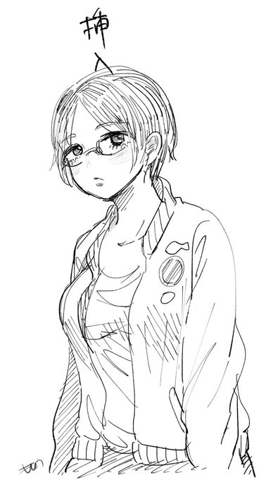 ネームの息抜きに描いた子 