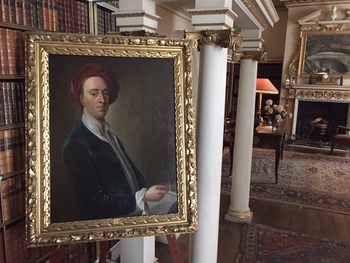 shugboroughNT's tweet image. It's time for May's #ObjectsoftheMonth! This month we have an oil on canvas of Thomas Anson and a stocking stretcher. Visit our Mansion to find out all about them bit.ly/2JNzW7k