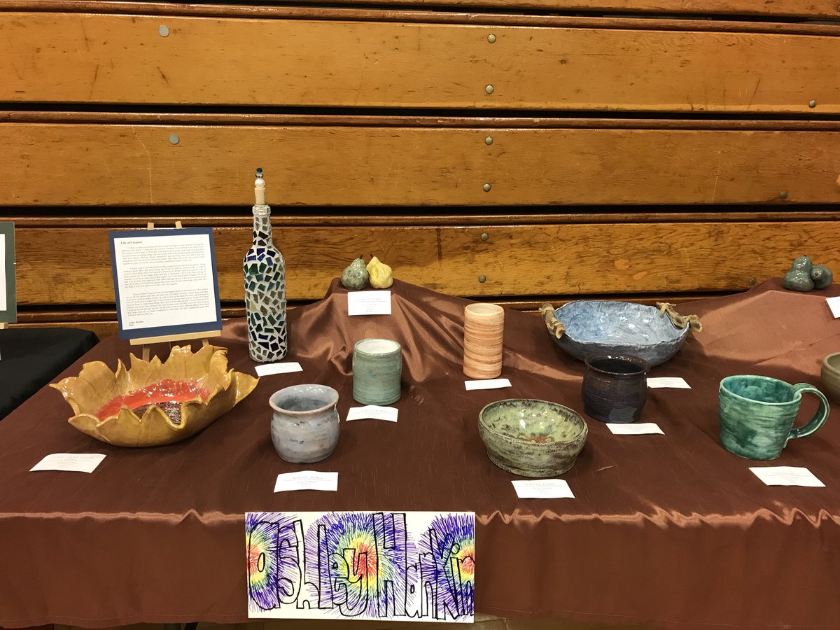 Ceramics_Queen's tweet photo. Preview for Arts Festival Wed. May 9 at the middle school!! @DrToleno @UpperMerionSD https://t.co/TTGCRxQvMY