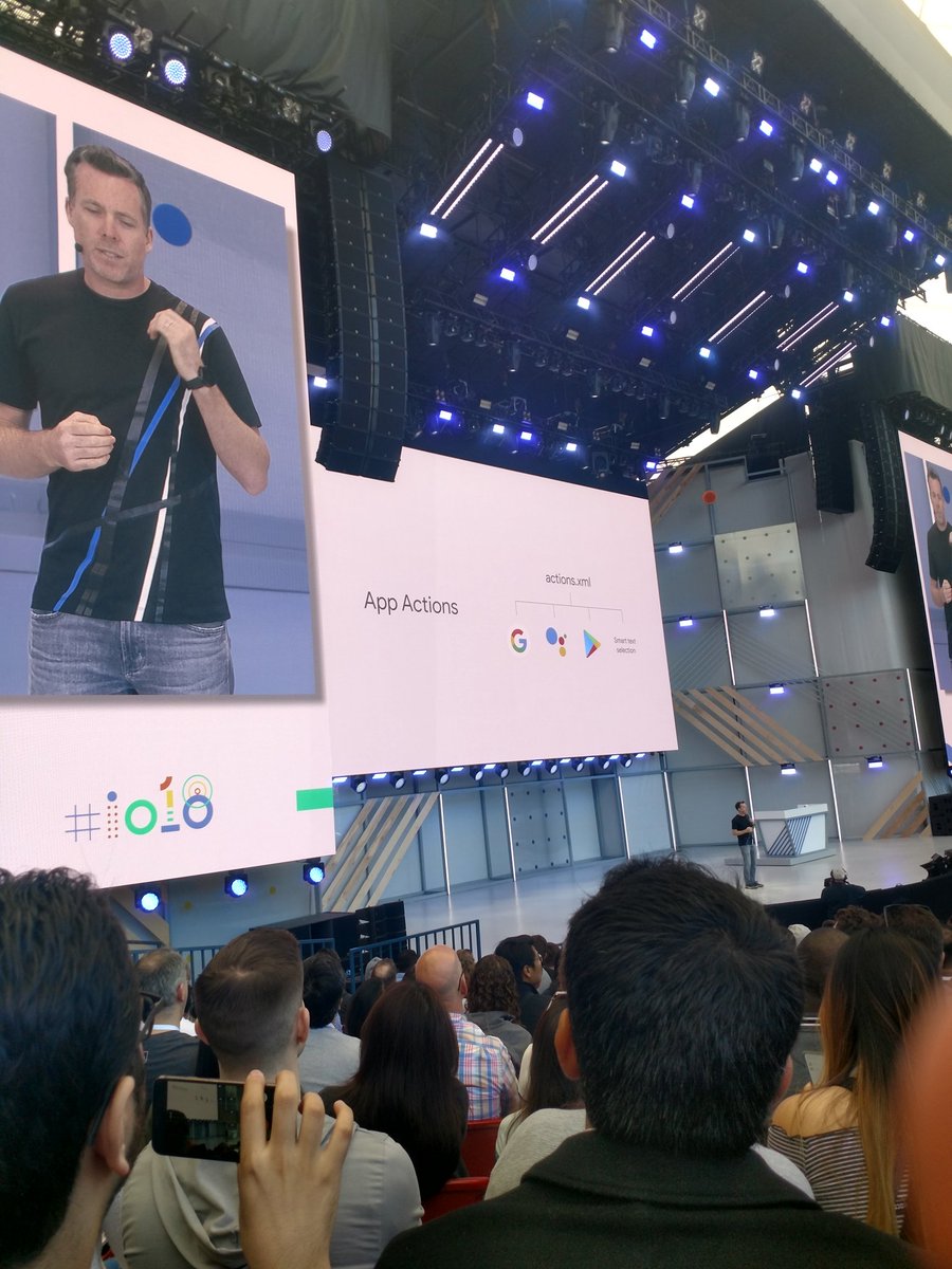 sembozdemir's tweet photo. App Actions is coming to Android. I am very excited to use asap.  @Commencis_ #io18 #androidp https://t.co/j9TLxsdQYE
