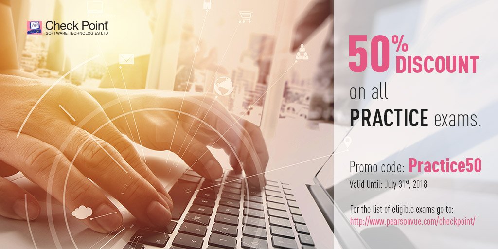 CheckPointSW's tweet photo. Have you been thinking about becoming Check Point certified? Now is the time. Get a great discount for the proctored exams using the promo code: Core20: https://t.co/36bX3T986g #cybersecurity #certification https://t.co/mgwEpC15Z0