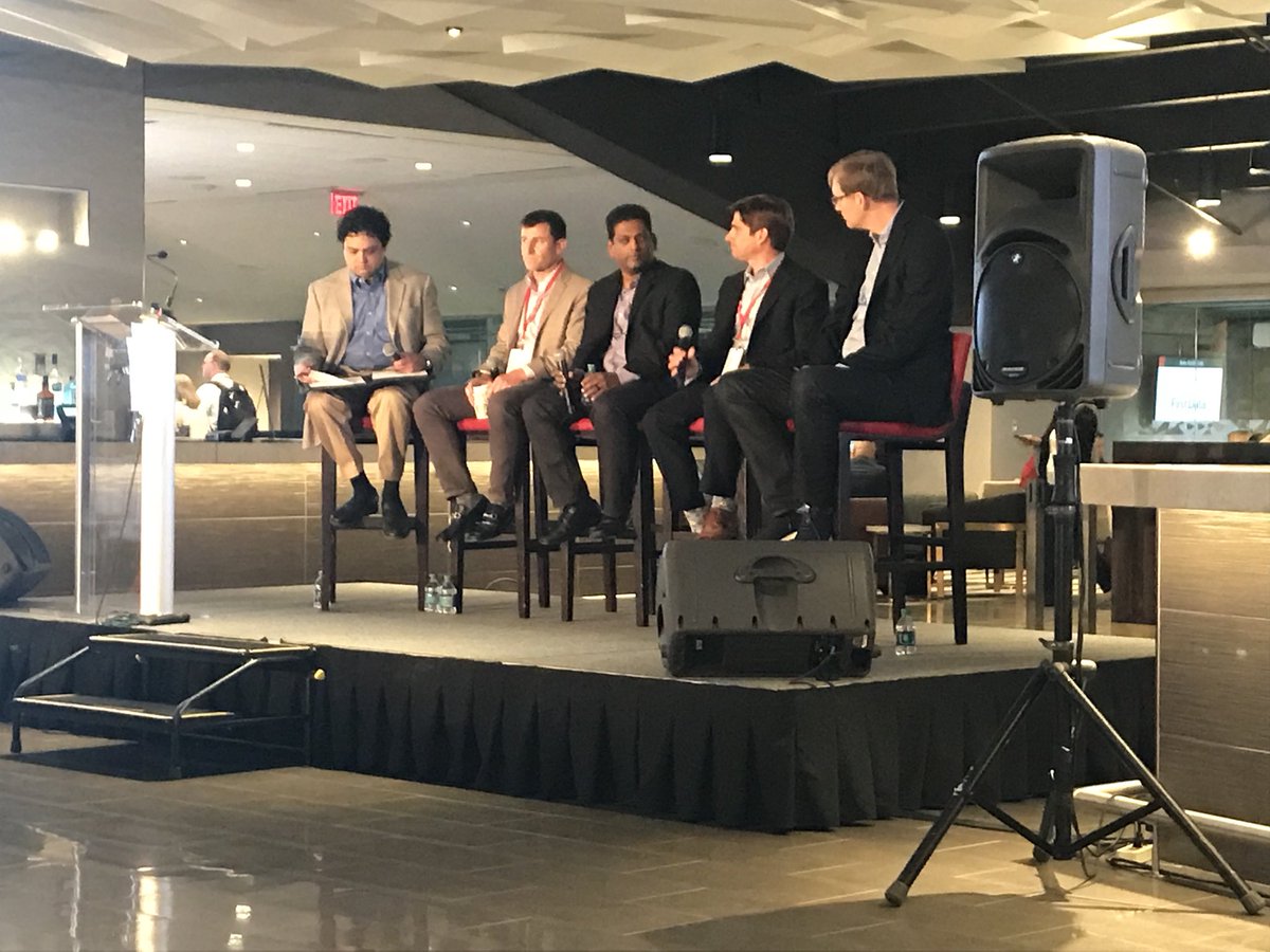 abloomston's tweet photo. @Wing2000 and @SteveLatham spout knowledge on the #IOT payments panel at the #fintechsouth show in #Hotlanta @Payscape @banyanhills https://t.co/JtohiIM1Nc