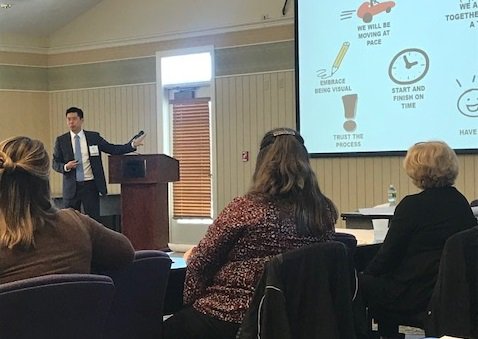 .<a href="/shinovation/">Andy Shin</a> discussing a human-centered design process to increase #resilience and reduce #clinicianburnout - #WhyImHIIN <a href="/MeHosps/">ME Hospital Assoc</a> <a href="/VAHHS/">Vermont Assoc. of Hospitals and Health Systems</a>