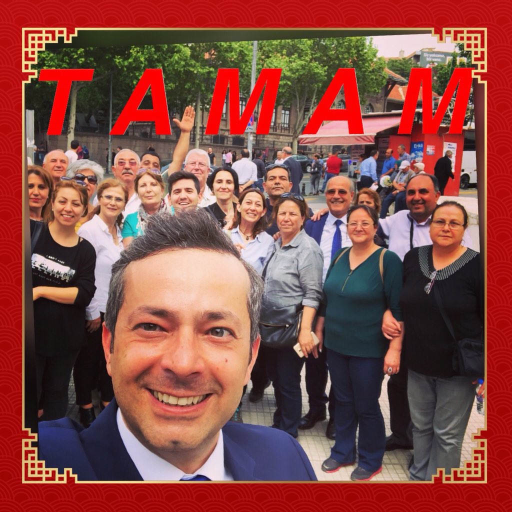 Tas T A M A M 16 yıl bekledik. 8 Mayıs’ta sözlendik. Millet kararını verdi. 24 Haziran’da demokrasi düğünümüz var dostlar.
Allah T A M A M ına erdirsin...