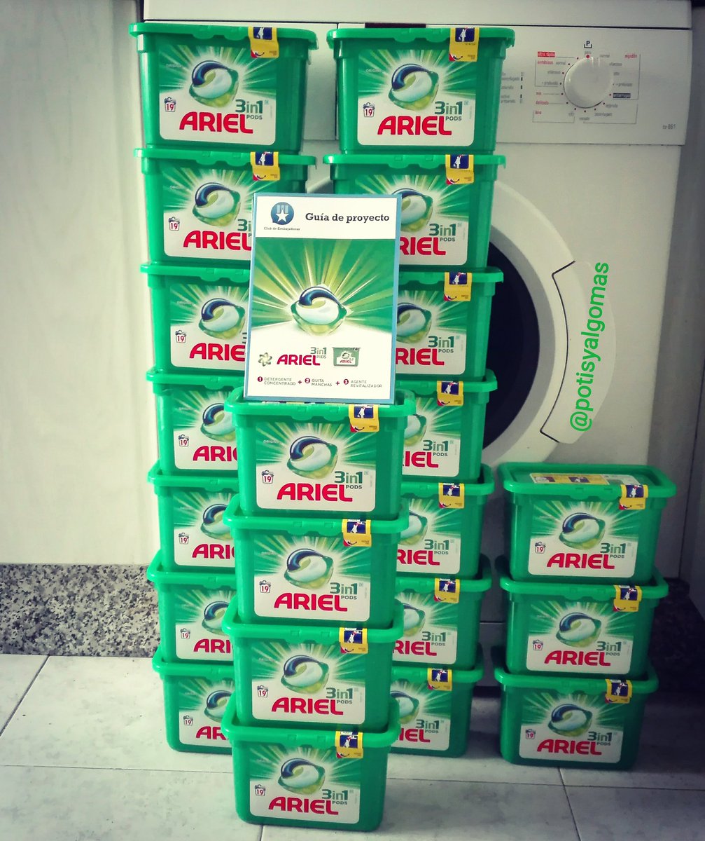 FernandezUrbina's tweet photo. Preparada para ser embajadora de #próximaati con #ariel3in1pods
La lavadora temblando y mis compis de trabajo esperando sus cajas. 
 #Marketingcolaborativo #probando #colada #lavadora  #clubdeembajadoras #clubembajadorasproximaati  #arielcapsulas #detergenteariel #pruebayopina https://t.co/TqWG153EUa