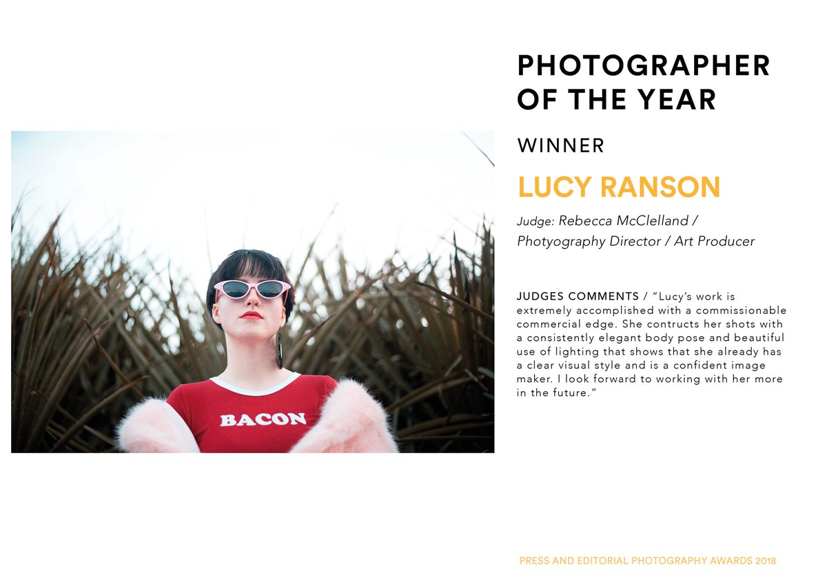 IoP_Falmouth's tweet photo. Now for the big one ....... the photographer of the year goes to 🥁 @LucyRanson1 - 🎉🍾🏆 - judged by @rlmcclelland - with a special mention to the runner up @jordanpettitt  #PEPawards2018 #emergingtalent https://t.co/WIeYrlpGEx