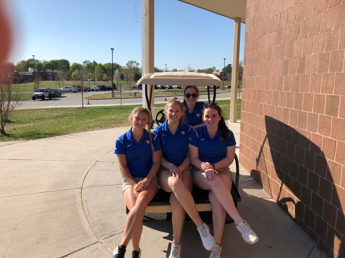 Lancer girls champions of the Wildcat Golf Tournament!!