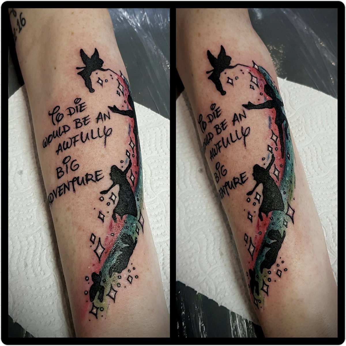 By Shannon #TinkerBell #tattoo <a href="/KillerInkTattoo/">Killer Ink Tattoo</a> @tattoopicsdaily #ladieswithtattoos #ladytattoist <a href="/TattooMagazine1/">TattooMagazine</a>