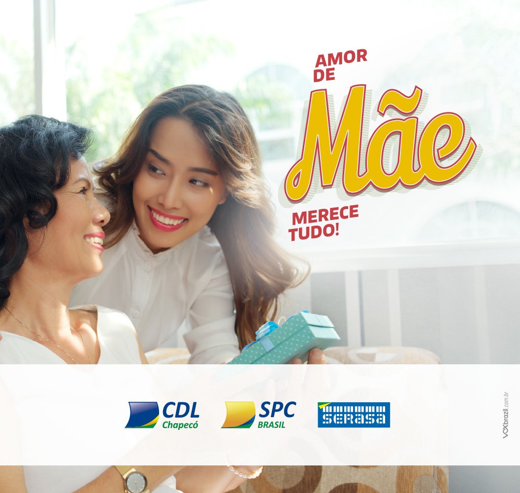 cdlchapeco's tweet photo. Demonstre todo o seu carinho a quem sempre se dedicou a amar você. 
No Dia das Mães aproveite as melhores ofertas das lojas associadas a CDL Chapecó e retribua o seu amor em forma de presentes. Ela merece! https://t.co/detoUsE0uq