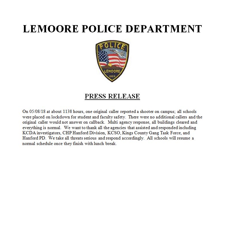Lemoore West Hills College Active Shooting Full Story & MustSee Updates
