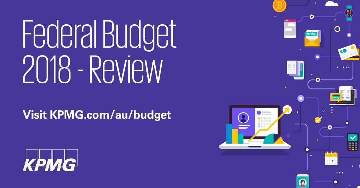 Our interpretation of the narrative  and the numbers of #Budget2018 . What it means to your life, work, family, retirement. And its impact on Australia's economy. home.kpmg.com/au/en/home/ins…