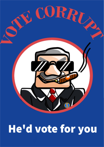 meigalabs's tweet photo. Vote Corrupt, He'd vote for you
🤖📲 https://t.co/APp3cK0btJ
🍎📲 https://t.co/xPchpnUuLS
#CorruptMayorClicker #ElectionDay #TuesdayThoughts #PrimaryDay #FelizMartes #PresidenteGarridoAR https://t.co/Si9GARw1nP