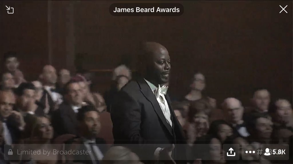 TheFoodGriot's tweet photo. #Congratulations to @rodneyscottsbbq for winning #jbfa’s #BESTCHEFSoutheast! #Lowcountry style #BBQ specializing in the #wholehog — he even chops the wood that he smokes it all up in y’all! #commitmenttoexcellence #blackculinary #cutchopcook 🔥! https://t.co/Rq4pWY3yXj