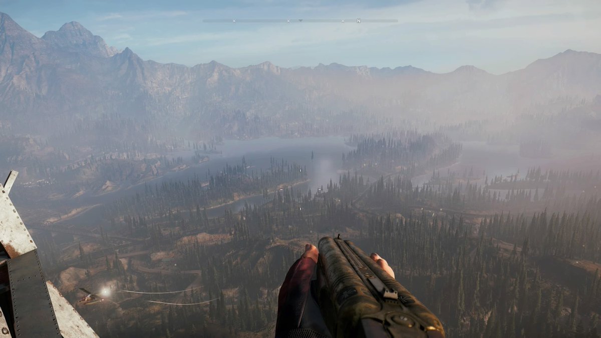Buenas vistas desde la ex estatua de Joseph #Farcry5 #JosephSeed  #PS4share