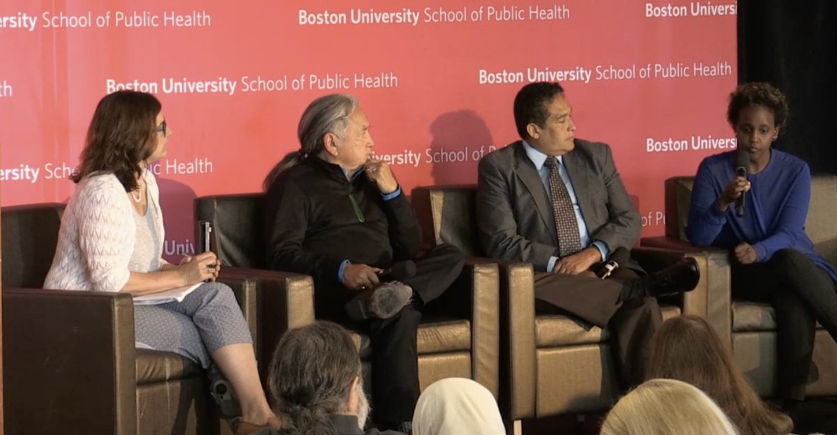 BUSPH's tweet photo. "The best way to mitigate the effects of jail is to keep people out of jail." -- @LTesema #BUSPHSymposia https://t.co/9UbM4gnOr4