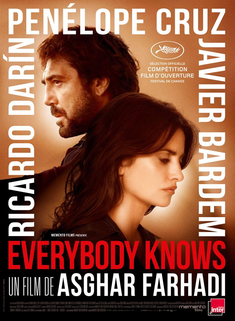 CinoscaRarities's tweet photo. "TODOS LO SABEN" de Asghar Farhadi con Penélope Cruz, Javier Bardem y Ricardo Darín inaugura #Cannes71 con buenas reseña. Este es el cuadro de la crítica francesa. #Cannes18 #Cannes #TodosLoSaben #CineEspañol https://t.co/FqrbzAWCWT