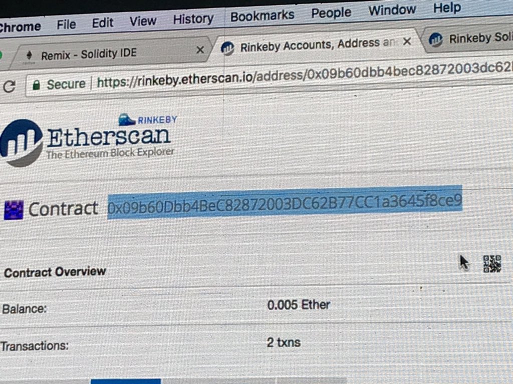 demi_magus's tweet image. #BSLChile2018 #EthereumVirtualMachine con este código podemos usar el contrato creado en este workshop