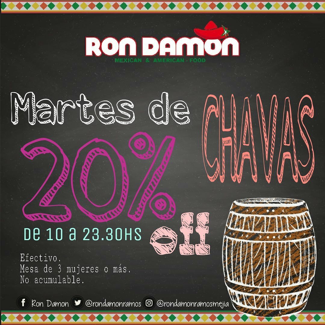 RonDamonramos's tweet photo. Lluvia + charla + 20%OFF = Martes feliz ❤️
Necochea 325 #RamosMejía | Reservas: 4658-7252
#mexicanomix #platomexicano #platosmexicanos #restaurantemexicano #comidatexmex #TexMex  #buenosaires #RamosMejia #vecindaddelchavo #chavodelocho #vecindad #guacamole #tequila #margarita https://t.co/tyYAxWxPwh