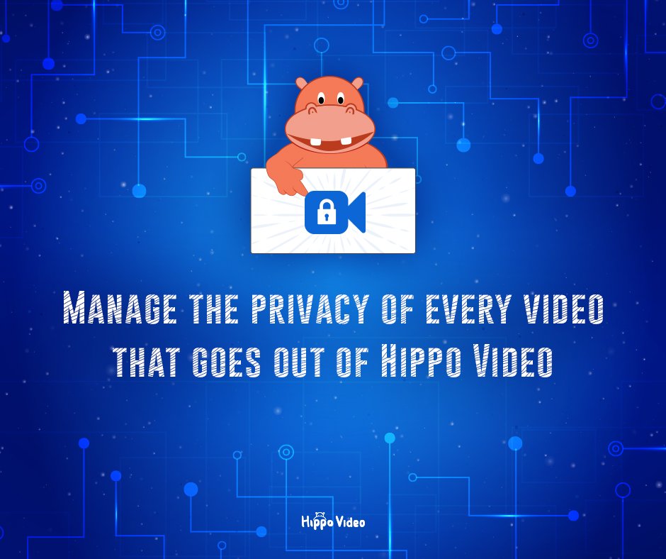 thehippovideo's tweet photo. You can easily change the privacy settings of your #videos and manage who has access to viewing.
#videoprivacy #hippovideo #useraccess https://t.co/mApWQb7hqg
