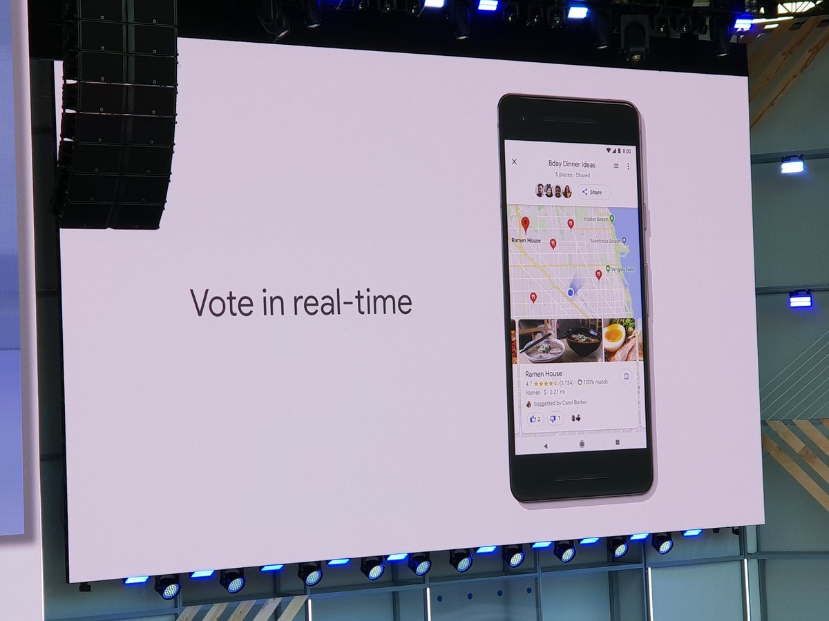 mobilenetczBlog's tweet photo. Nová funkce v Google Mapách pro vybírání místa, kam jít s prateli nebo kolegy. Dostupné na Android i iOS. https://t.co/5PmtegcQN3