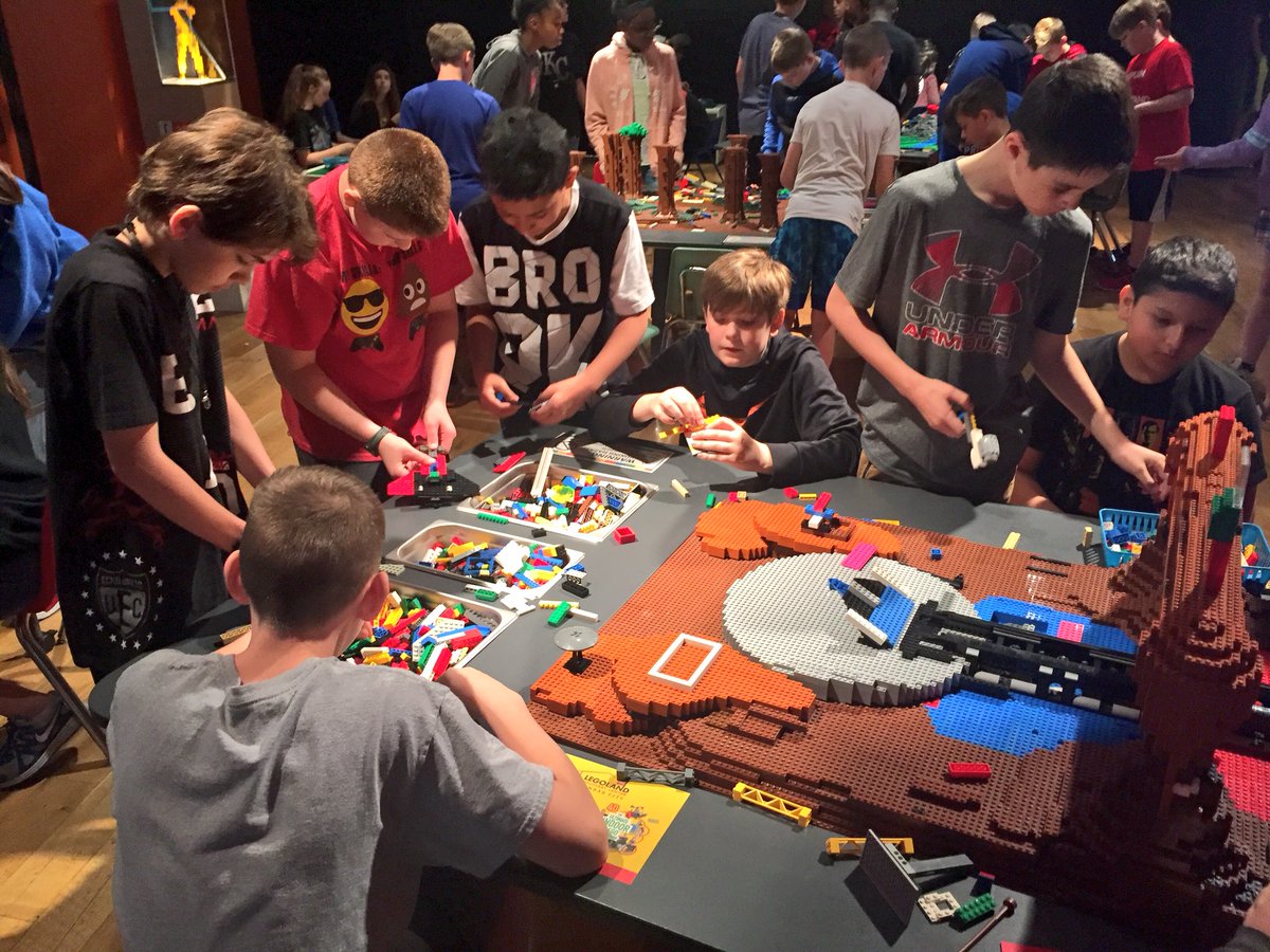 Bridger students had a blast visiting Union Station today to see “The Art of the Brick” exhibit! #bridgerbold #isdstrong
