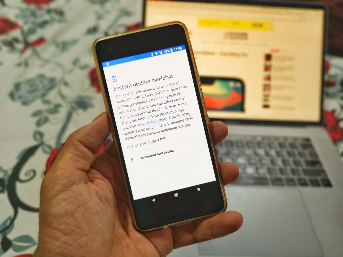 amitbhawani's tweet image. #AndroidP Beta is already here on my #Pixel2 Smartphone.

Download Size: 1134.34 MB